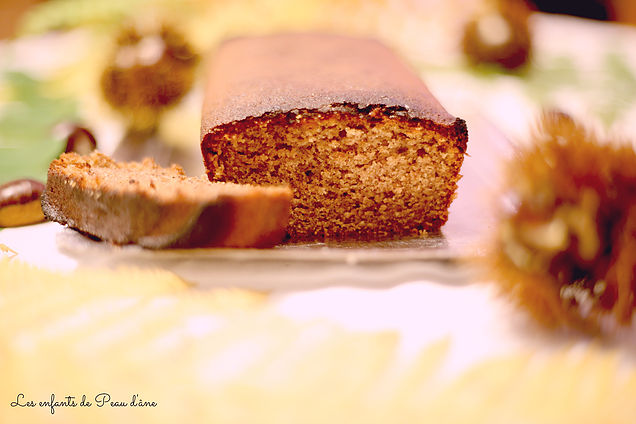 Miam Un Cake A La Farine De Chataigne Et A La Creme De Marron Les Enfants De Peau D Ane