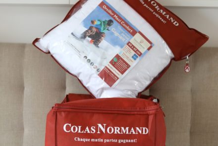 Colas Normand - Couette et oreiller emballés
